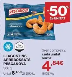 Hipercor Pescanova - langostinos de cocina oferta
