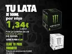 Hiper Usera Monster - tu lata oferta