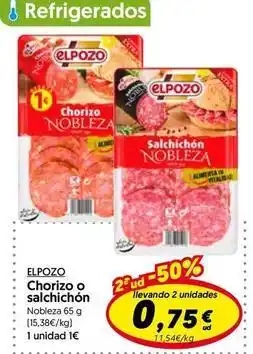 Hiper Usera Elpozo - chorizo o salchichon oferta