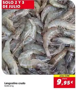 Hiper Usera Solo - langostino crudo oferta