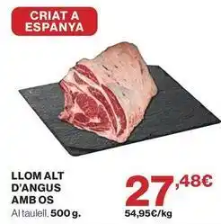 Hipercor Llom alt d'angus oferta