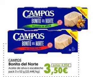 Hiper Usera Campos - bonito del norte oferta