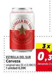 Hiper Usera Estrella del sur - cerveza oferta