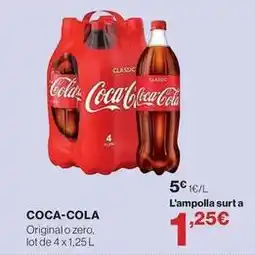 Hipercor Coca-cola - original o zero oferta