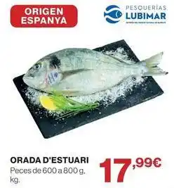 Hipercor Origen - orada d'estuari oferta