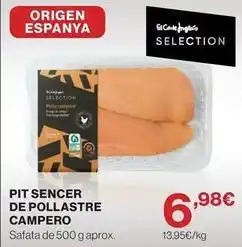 Hipercor Origen - pit sencer de pollastre campero oferta