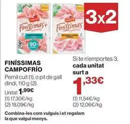 Hipercor Campofrío - finissimas oferta