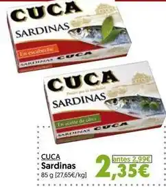 Hiper Usera Cuca - sardinas oferta