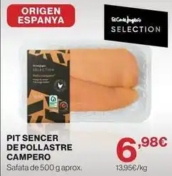 El Corte Inglés Origen - pit sencer de pollastre campero oferta