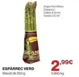El Corte Inglés Origen - espárrec oferta