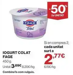 El Corte Inglés Fage - iogurt oferta