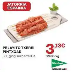 El Corte Inglés Pelayito txerri pintxoak oferta