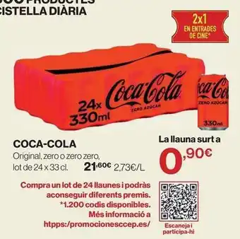 El Corte Inglés Coca-cola - original, zero o zero zero oferta