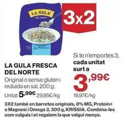El Corte Inglés La gula del norte - la gula fresca oferta