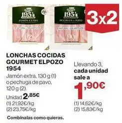 Elpozo - lonchas cocidas gourmet 1954