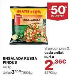 El Corte Inglés Findus - ensalada russa oferta