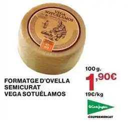 El Corte Inglés Vega sotuelamos - formatge d'ovella semicurat oferta