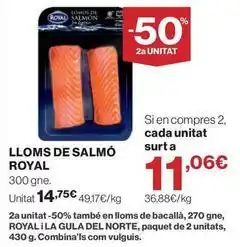 El Corte Inglés Royal - lloms de salmo oferta