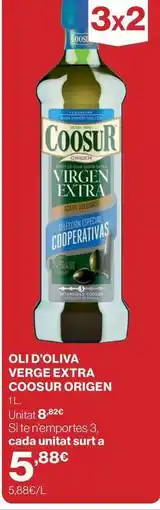 El Corte Inglés Coosur - oli d'oliva verge extra oferta