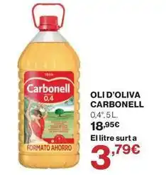 El Corte Inglés Carbonell - oli d'oliva oferta