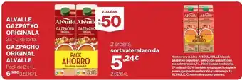 El Corte Inglés Alvalle - gazpacho original oferta