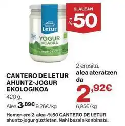 El Corte Inglés Alea - cantero de letur ahuntz-jogur oferta