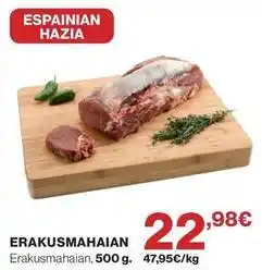 El Corte Inglés Erakusimahaian oferta