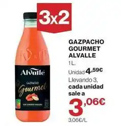 El Corte Inglés Alvalle - gazpacho gourmet oferta