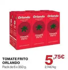 El Corte Inglés Orlando - tomate frito oferta