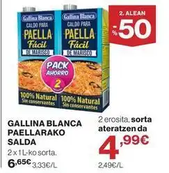 El Corte Inglés Gallina blanca - paellaako oferta