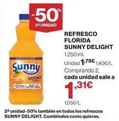 El Corte Inglés Sunny delight - refresco florida oferta