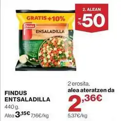 El Corte Inglés Findus - ensaladilla oferta