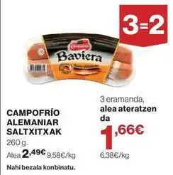 El Corte Inglés Alea - campofrío alemaniar saltxitxak oferta