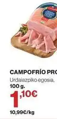 El Corte Inglés Campofrío - proteina oferta