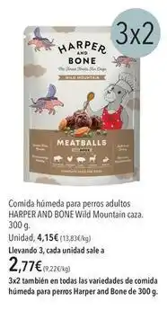 El Corte Inglés Bone - comida húmeda para perros adultos wild mountain caza oferta