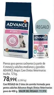 El Corte Inglés Advance - pienso para perros cachorros oferta