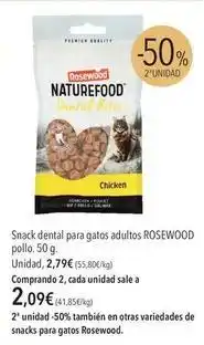 El Corte Inglés El corte inglés - snack dental para gatos adultos rosewood oferta