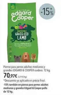 El Corte Inglés Fresh - edgard cooper pienso para perros adultos medianos y grandes oferta