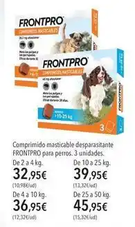 El Corte Inglés Elica - comprimido masticable desparatatlante para perros oferta