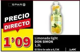SPAR Spar - limonada light don simon oferta