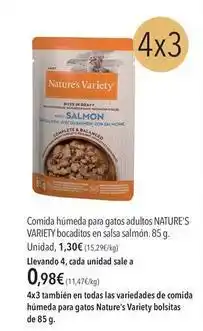 El Corte Inglés Nature's variety - comida húmeda para gatos adultos oferta
