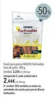 El Corte Inglés Snack - para perros forfoodies oferta
