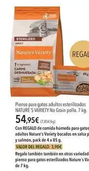 El Corte Inglés Regal - pienso para gatos adultos esterilizados oferta
