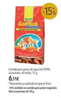 El Corte Inglés Tetra - comida para peces de agua fria vacaciones oferta