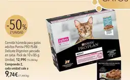 El Corte Inglés Purina - comida húmeda para gatos adultos oferta