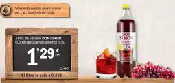 SPAR Don simón - tinto de verano oferta