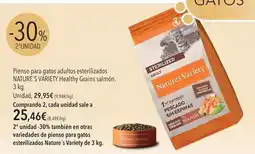 El Corte Inglés Nature's variety - pienso para gatos adultos oferta