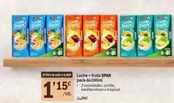 SPAR Spar - leche + fruta pack 6x oferta