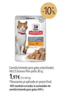 El Corte Inglés Hill's - comida húmeda para gatos esterilizados oferta