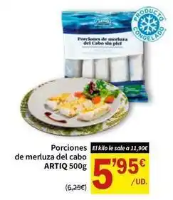 SPAR Artic - porciones de merluza del cabo oferta